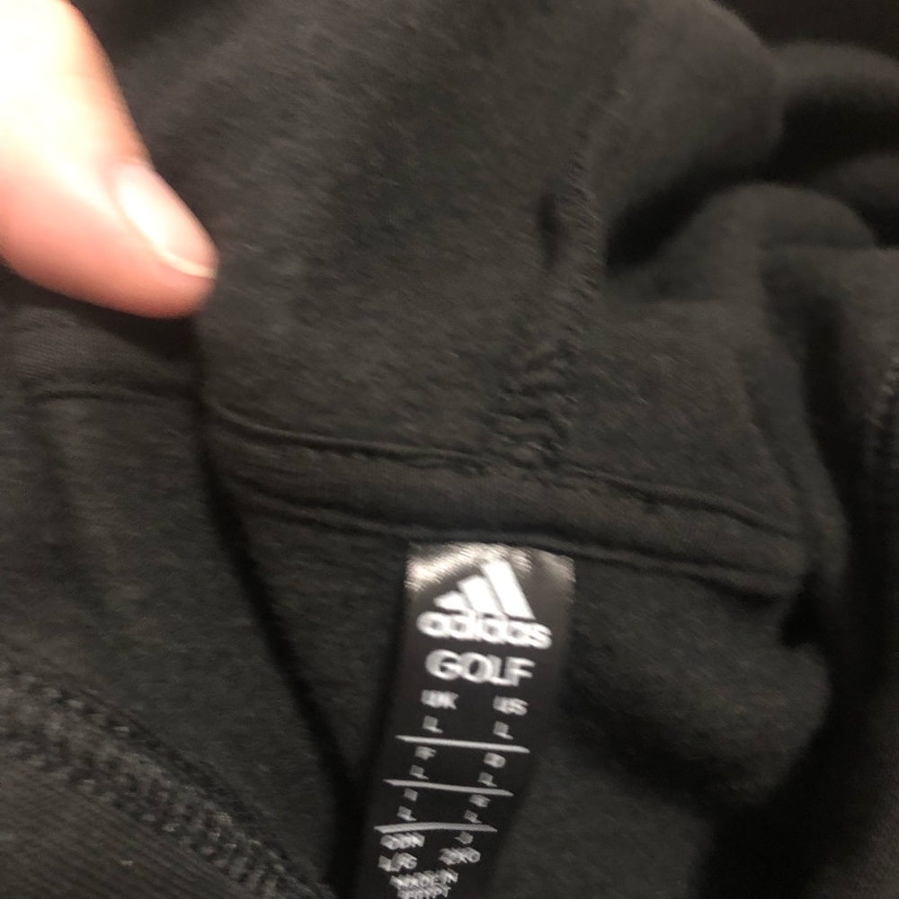 🛍SOLD🛍Adidas golf fleece hoodie large - Picture 3 of 4